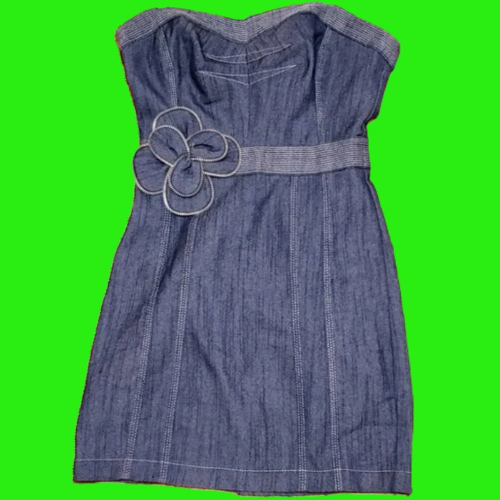 GRASS COLLECTIONS Strapless Mini